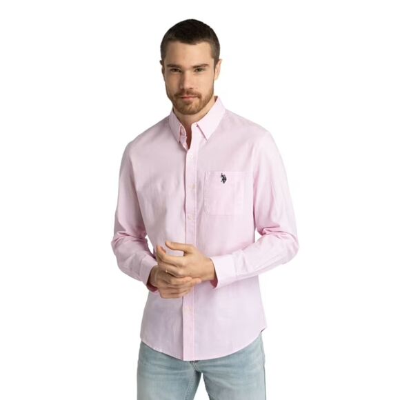 U.S. Polo Assn. Men’s Long Sleeve Button-Down Shirt Size M - Picture 1 of 10